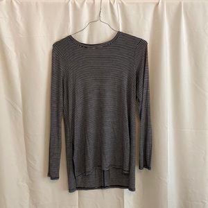 Athleta size medium womens striped top!